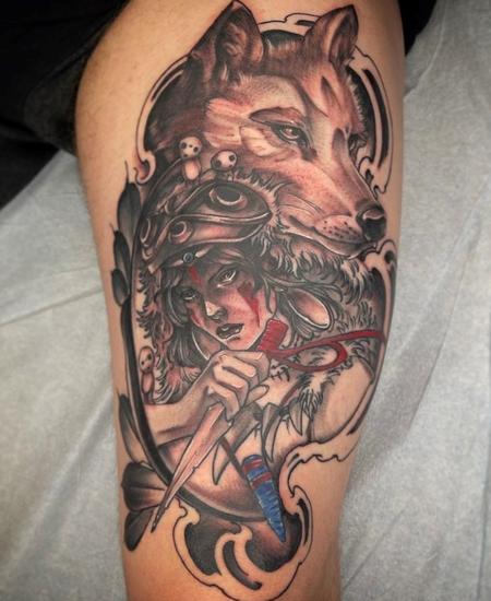 Tattoos - Al Perez Princess Mononoke - 144358